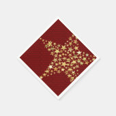 フェスティバルスターズホリデー恵みパーティー紙 スタンダードカクテルナプキン (角)