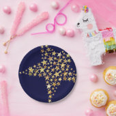 フェスティバルスターズホリデー恵みブルーパーティー ペーパープレート (パーティー)