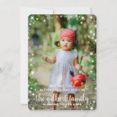 フェスティバルスター縁どスクリスホリディフォトカード シーズンカード (正面)