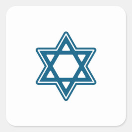 フェスティバルスター・オブ・デイビッド・ステッカー スクエアシール