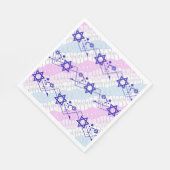 フェスティバルスター・オブ・デイヴィッド・リボン スタンダードランチョンナプキン (角)