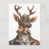 フェスティバルスチームパンククリスマストナカイ ポストカード (正面)