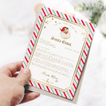 フェスティバルストライプレターfrom Santa Foil Card 箔招待状<br><div class="desc">サンタクロースからの手紙でクリスマスまでのリードアップで、あなたの小さな人に喜びと興奮パーソナライズされたを刺激しなさい。カスタマイズさん自身の小さい方をサ感じンタとして書もらう手紙。すべての文字は完全に編集可能でカスタマイズ、小さいものに合わせることができます。このデザインの高度なカスタマイズを行うには、上の「カスタマイズIt」ボタンを選択する。</div>