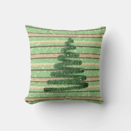 フェスティバルスノークリスマスツリー クッション