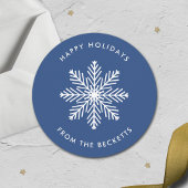 フェスティバルスノーフレークのクリスマスフォト シーズンカード