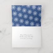 フェスティバルスノーフレーククリスマス4写真実在 箔シーズンカード