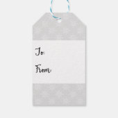 フェスティバルスノーフレークピース&ジョイギフトラベル ギフトタグ (裏面)