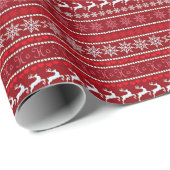 フェスティバルスノーフレークホリデーパターン ラッピングペーパー (ロールコーナー)