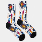 フェスティバルスパークバースト靴下のグラデーション ソックス (右)