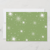 フェスティバルスパークラーズホリデー/クリスマスパーティー招待状 招待状 (裏面)