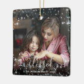 フェスティバルスパーク賛美ラスクリスマスの写真 セラミックオーナメント (左)