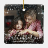 フェスティバルスパーク賛美ラスクリスマスの写真 セラミックオーナメント (裏面)