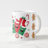 フェスティバルスマイルギフトマグ ジャンボコーヒーマグカップ (正面右)