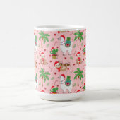 フェスティバルスロッツアンドラマスホリデーパターン コーヒーマグカップ (中央)