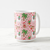 フェスティバルスロッツアンドラマスホリデーパターン コーヒーマグカップ (正面右)