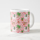 フェスティバルスロッツアンドラマスホリデーパターン ジャンボコーヒーマグカップ (正面右)