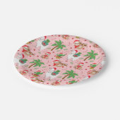 フェスティバルスロッツアンドラマスホリデーパターン ペーパープレート (アングル)