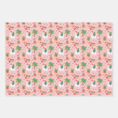 フェスティバルスロッツアンドラマスホリデーパターン ラッピングペーパーシート (正面2)