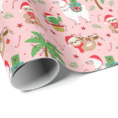 フェスティバルスロッツアンドラマスホリデーパターン ラッピングペーパー (ロールコーナー)