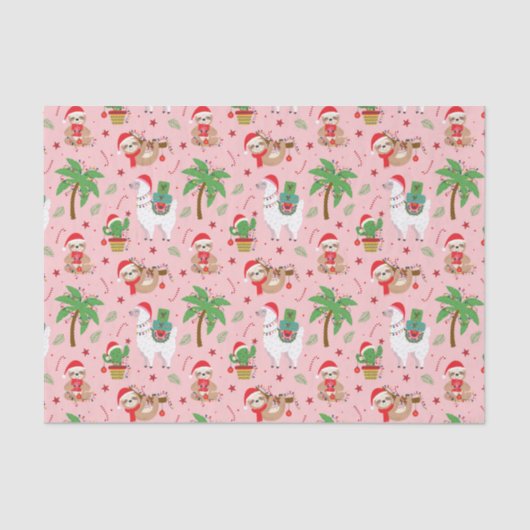 フェスティバルスロッツアンドラマスホリデーパターン 薄葉紙 (正面)