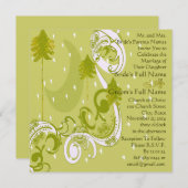 フェスティバルスワールムーンツリースクエア結婚式招待状 招待状 (正面/裏面)