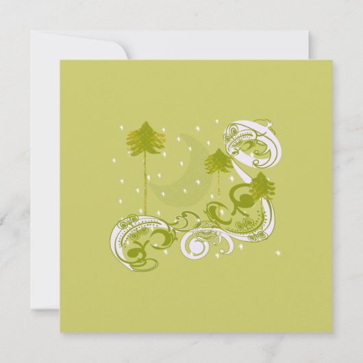 フェスティバルスワールムーンツリースクエア結婚式招待状 招待状 (裏面)