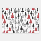 フェスティバルス素朴カンジナビアのクリスマス ラッピングペーパーシート (正面3)