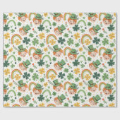 フェスティバルセントパトリックのデイラッピング紙 ラッピングペーパー (フラット)