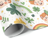 フェスティバルセントパトリックのデイラッピング紙 ラッピングペーパー (ロールコーナー)