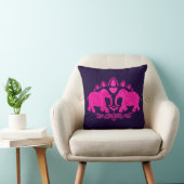 フェスティバルゾウズピンクブルー装飾 クッション (椅子)