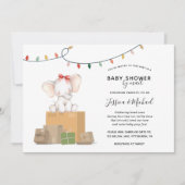 フェスティバルゾウ赤ちゃんシャワーbyメール 招待状 (正面)