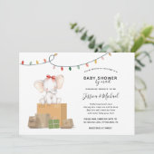 フェスティバルゾウ赤ちゃんシャワーbyメール 招待状 (スタンド正面)