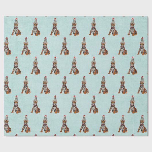 フェスティバルタイガー&フクロールラッピング紙 ラッピングペーパー (フラット)