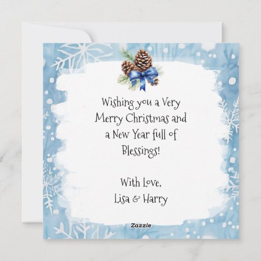 フェスティバルタイニーホームクリスマス シーズンカード (裏面)