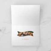 フェスティバルタイプレッドハッピー秋Y'all折り畳み休日 カード (内部)