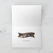 フェスティバルタイプ金ゴールドハッピー秋Y'all折り畳み休日 カード (内部)