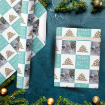 フェスティバルタイポグラフィクリスマスツリーファミリーフォト