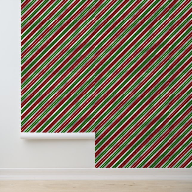 フェスティバルタイルのクリスマスストライプのパターン 壁紙 (アプリケーション)