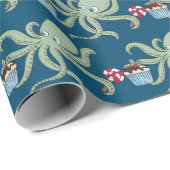 フェスティバルタイルのクリスマスタコビーチパーティー ラッピングペーパー (ロールコーナー)