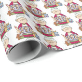 フェスティバルタイルベーキングクッキーミセス・クロース ラッピングペーパー (ロールコーナー)