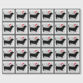 フェスティバルダシュンドドッグファミリー名 ラッピングペーパー (フラット)