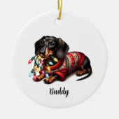 フェスティバルダックスシャンドデライトオーナメント セラミックオーナメント (正面)