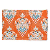 フェスティバルダマスクヴィンテージパターン、エレガントデザイン。 枕カバー (裏面)