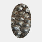 フェスティバルダークシルバー金属抽象芸術アート セラミックオーナメント (右)