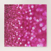 フェスティバルダークピンク：エレガント抽象芸術。 ジグソーパズル (横)