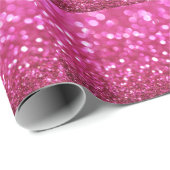 フェスティバルダークピンク：エレガント抽象芸術。 ラッピングペーパー (ロールコーナー)