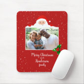フェスティバルチーキーサンタ – カスタム写真 – パーソナライズされた マウスパッド (マウス)