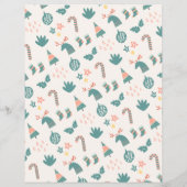 フェスティバルツリーと背景、クリスマスツリーの販売 チラシ (裏面)