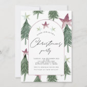 フェスティバルツリーズアーチクリスマスパーティの招待状 招待状 (正面)