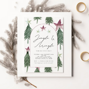 フェスティバルツリーズアーチジンルアンドミングルオフィスパーティー 招待状